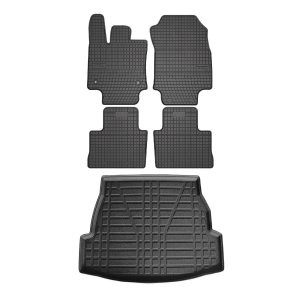 Toyota RAV4 Floor-Trunk Mats - Omac - El-Toro & YPS - Black - 2019